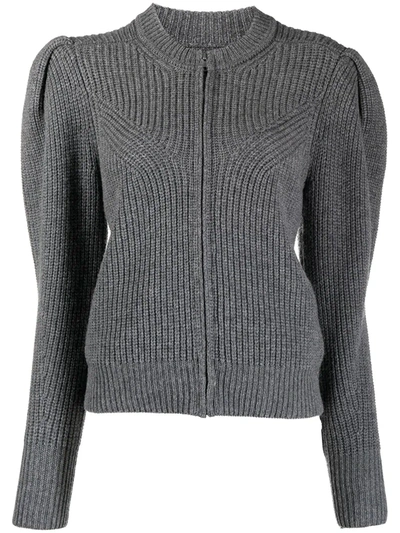 ISABEL MARANT RANDY PUFF-SLEEVE CARDIGAN