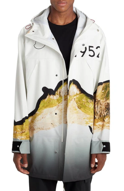 Moncler Genius X 2 Moncler 1952 Kalalau Print Hooded Jacket In White