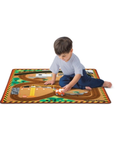 MELISSA & DOUG CLOSEOUT! MELISSA & DOUG CONSTRUCTION & VEHICLE SET PLAYMAT