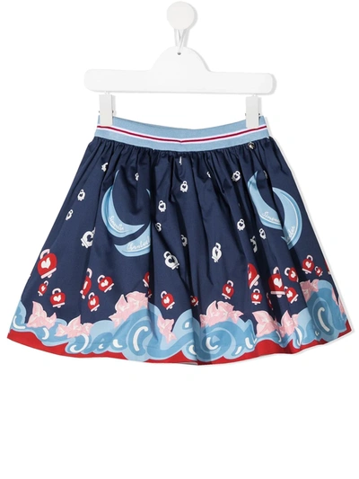 SIMONETTA ALL-OVER PRINT SKIRT