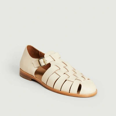ANTHOLOGY PARIS BAIKO LEATHER SANDALS LAMB ANTHOLOGY PARIS