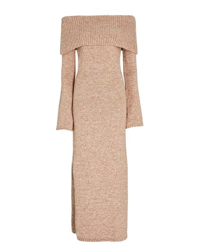 CULT GAIA MARIEL OFF-THE-SHOULDER SWEATER DRESS
