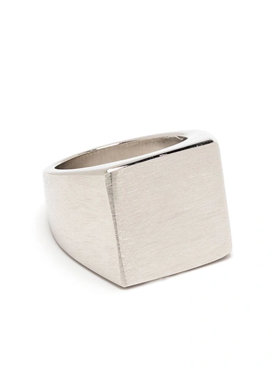 Shop Peter Do Insignia Ring In Silver