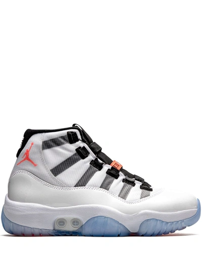 JORDAN AIR JORDAN 11 ADAPT "WHITE" SNEAKERS