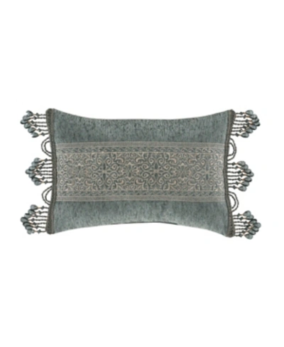 J QUEEN NEW YORK DORSET BOUDOIR DECORATIVE PILLOW, 15" X 22"