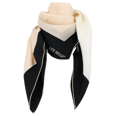 Shop Pre-owned Chanel Black Cotton Scarf