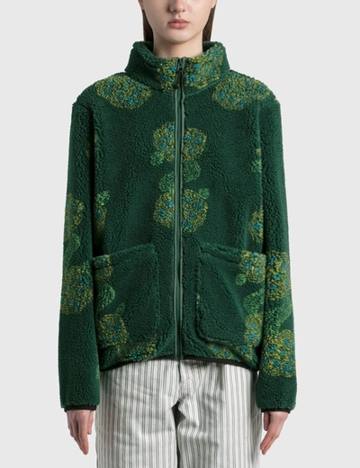 STUSSY FLOR SHERPA MOCK NECK