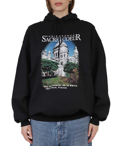 Sacré Coeur Sport Hoodie, Black