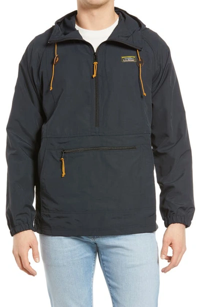 L.L.BEAN L.L.BEAN MOUNTAIN CLASSIC WATER RESISTANT HALF ZIP JACKET