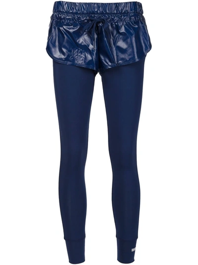 Shop Adidas By Stella Mccartney 'the Short Tight' Leggings In Blue