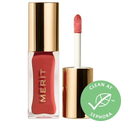 MERIT SHADE SLICK CLASSIC HYDRATING TINTED LIP OIL MARRAKECH .23/7