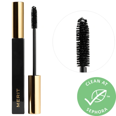 MERIT CLEAN LASH LENGTHENING TUBING MASCARA 24 FL OZ / 7 ML