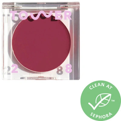 TOWER 28 BEAUTY BEACHPLEASE LIP + CHEEK DEWY CREAM BLUSH AFTER HOURS 4.5 OZ/ 0.158 G