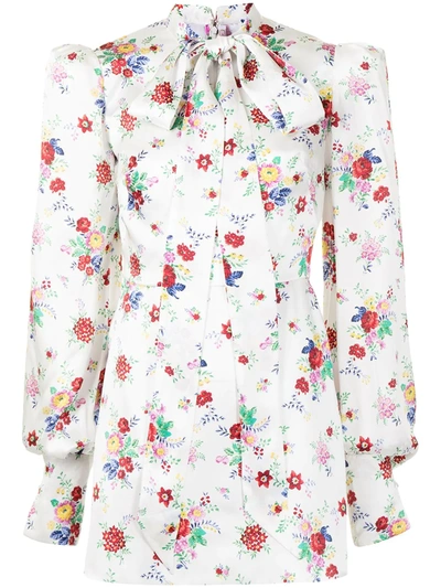 THE VAMPIRE'S WIFE SUSSEX LIBERTY PRINT SILK DRESS