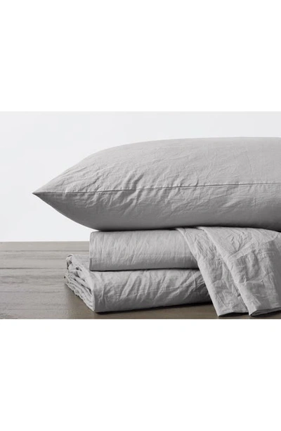 COYUCHI COYUCHI CRINKLED ORGANIC COTTON PERCALE SHEET SET