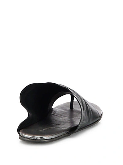 MARSÈLL Leather Flat Sandals