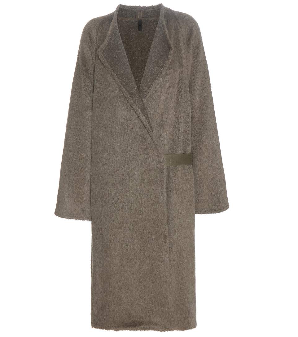 helmut lang alpaca coat