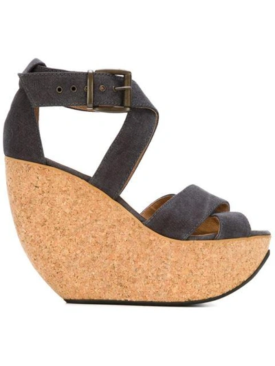 MINIMARKET 'WATI' WEDGE SANDALS