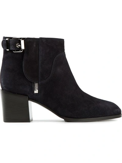 SERGIO ROSSI Buckled Ankle Boots