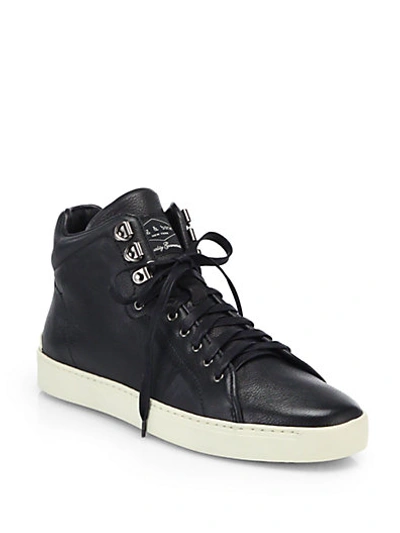 RAG & BONE Kent Leather Platformhigh-Top Sneakers