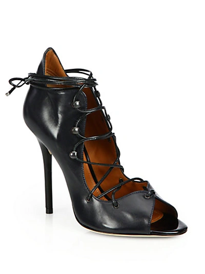 MALONE SOULIERS Savannah Leather Lace-Up Ankle Boots