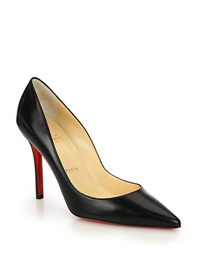 CHRISTIAN LOUBOUTIN Apostrophy Leather Pumps