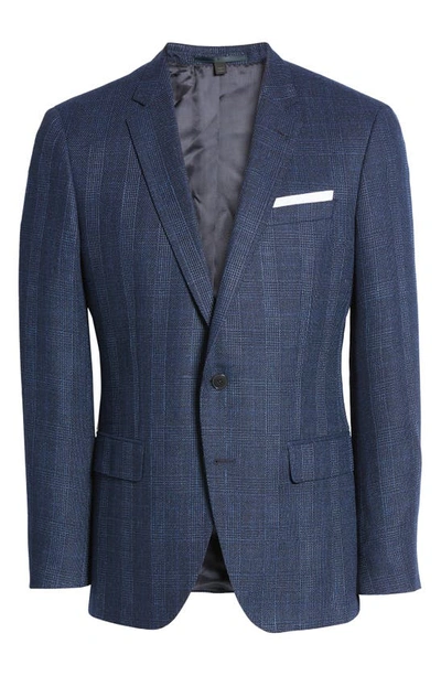 HUGO BOSS SLIM FIT PLAID SPORT COAT