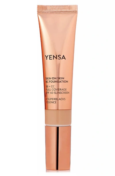 YENSA SKIN ON SKIN BC FOUNDATION BB + CC FULL COVERAGE FOUNDATION SPF 40