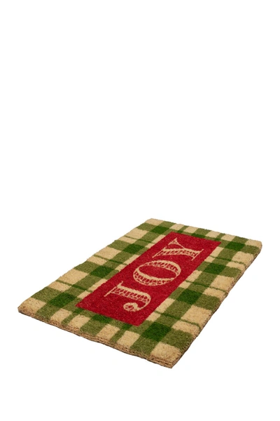 ENTRYWAYS JOY HANDWOVEN COCONUT FIBER DOORMAT