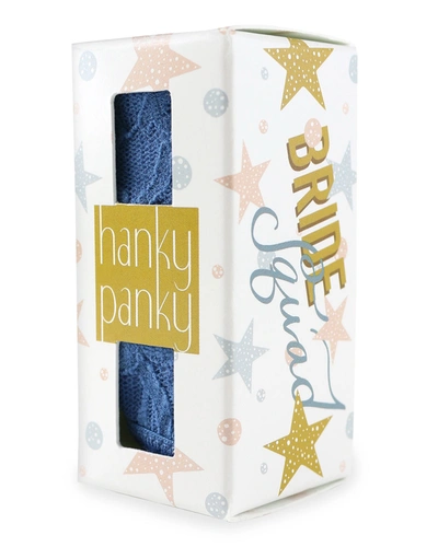 HANKY PANKY BRIDE SQUAD BOXED ORIGINAL-RISE LACE THONG
