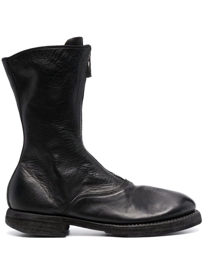 GUIDI 310 ZIP-UP ANKLE BOOTS