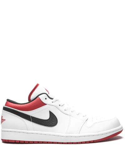 JORDAN AIR JORDAN 1 LOW "WHITE/GYM RED" SNEAKERS