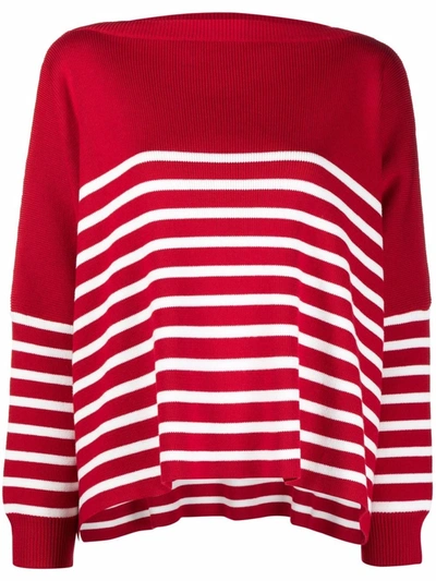 VALENTINO HORIZONTAL-STRIPE JUMPER