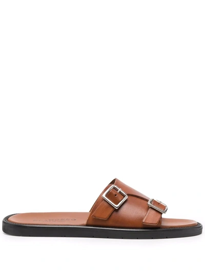 SCAROSSO CONSTANTINO BUCKLED SANDALS