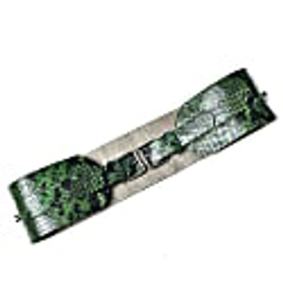 PLIK WOMEN'S LEATHER WAIST MARA BELT GREEN