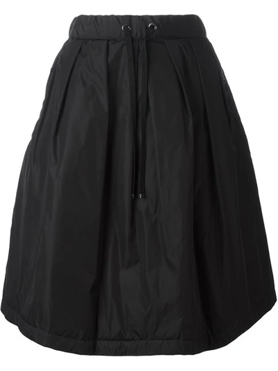 MONCLER drawstring waist A-line skirt
