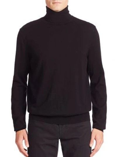 VINCE Featherweight Cashmere & Wool Turtleneck Sweater