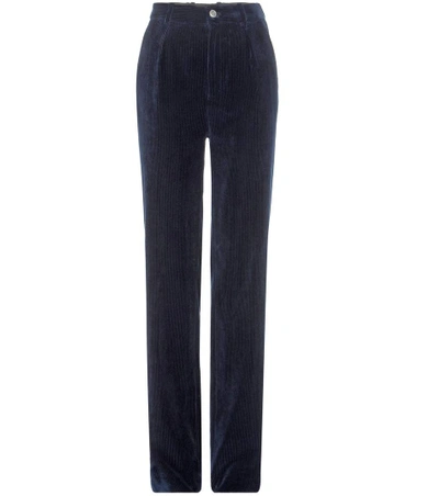 GUCCI CORDUROY HIGH-RISE STRAIGHT TROUSERS