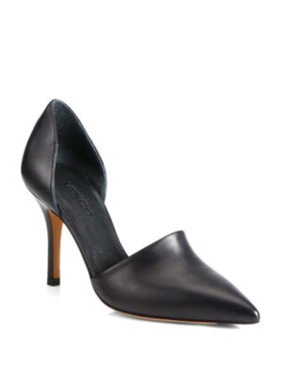VINCE Claire Choked Up Leather D'Orsay Pumps