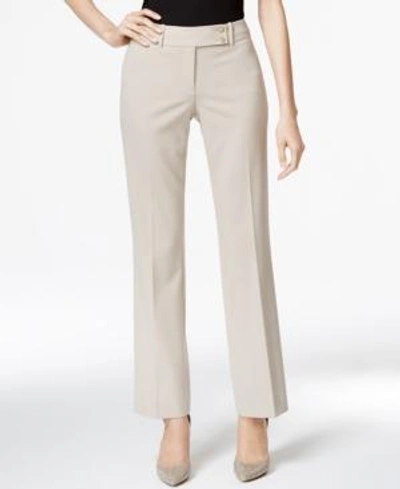 CALVIN KLEIN FIT SOLUTIONS CURVY STRAIGHT-LEG TROUSERS