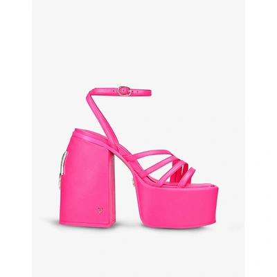 NAKED WOLFE JADA LEATHER PLATFORM SANDALS