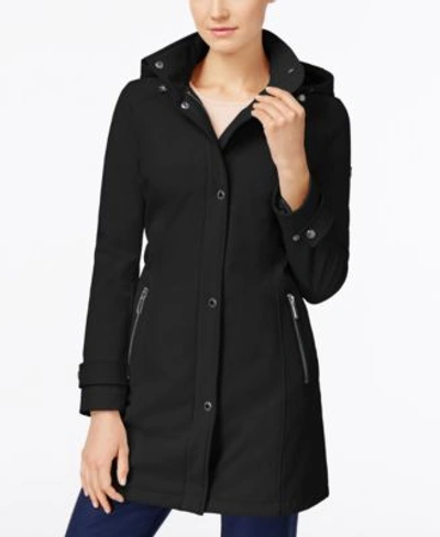 CALVIN KLEIN Calvin Klein Hooded 4-Way Stretch Water-Resistant Softshell Raincoat