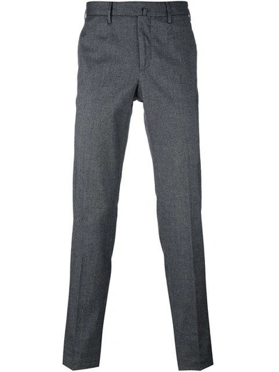INCOTEX slim-fit tailored trousers