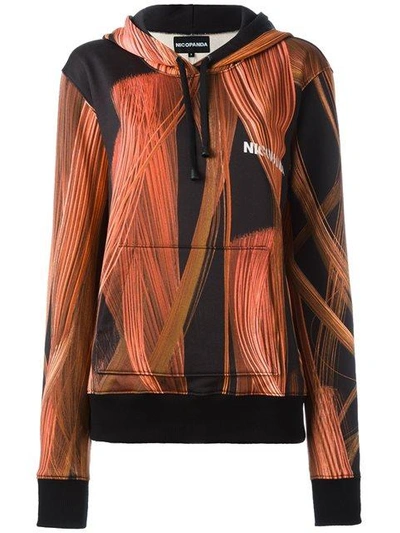 NICOPANDA 'FUR' PRINT HOODIE