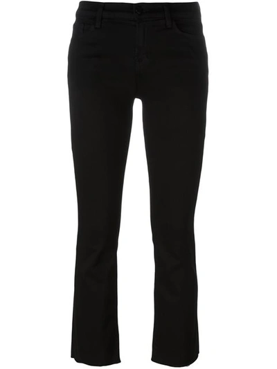 J BRAND FLARED CROPPED JEANS