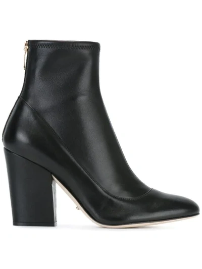 SERGIO ROSSI CHUNKY HEEL ANKLE BOOTS