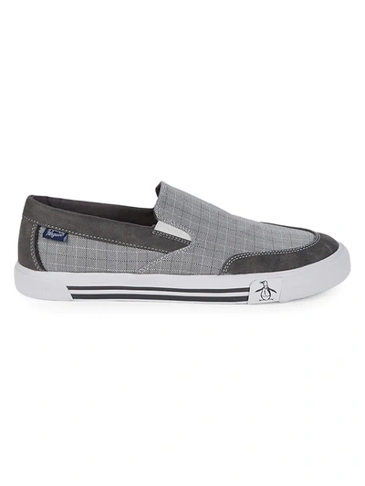 ORIGINAL PENGUIN MEN'S SLIP ON SNEAKERS