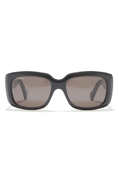 BALENCIAGA BALENCIAGA 56MM CORE SQUARE SUNGLASSES