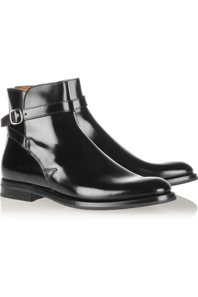 CHURCH'S Merthyr Glossed-Leather Ankle Boots
