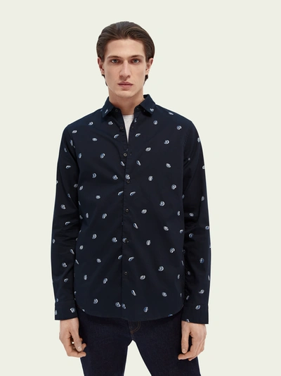 SCOTCH & SODA PRINTED REGULAR FIT SHIRT